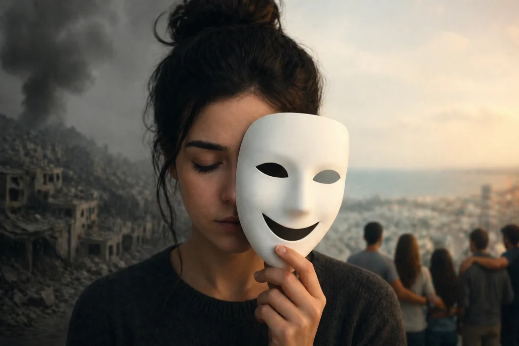 Psychologist in Lebanon Psychologist Ella Emanuel concept showing humor as a coping mechanism for stress and trauma